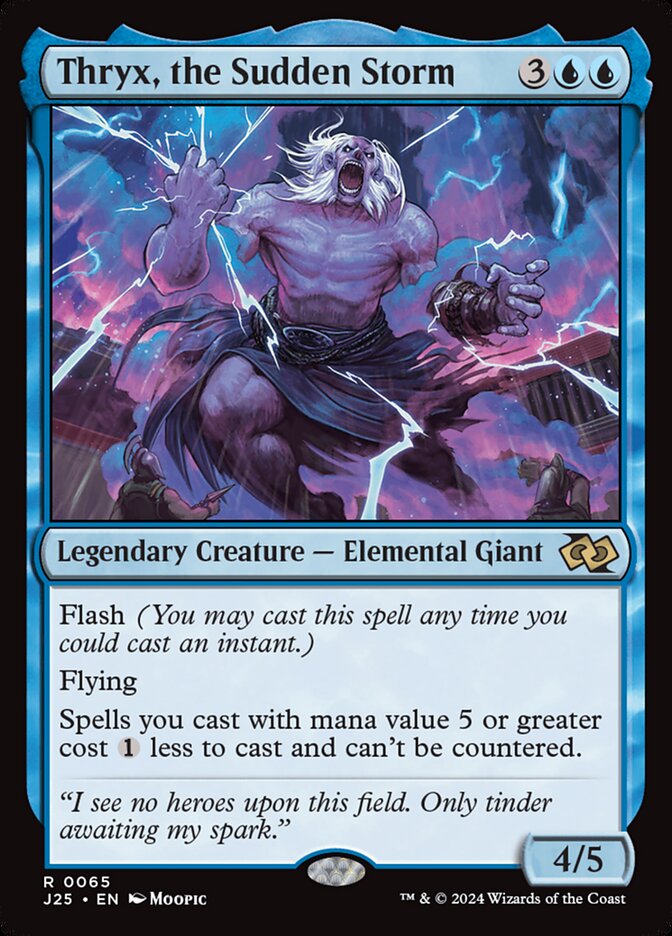 Thryx, the Sudden Storm, Foundations Jumpstart Card Art