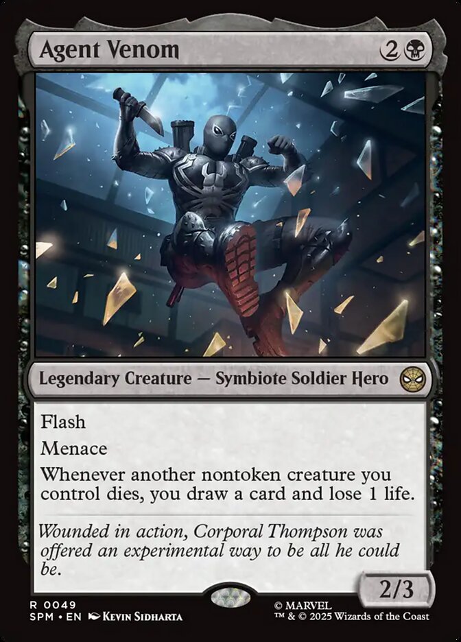 Agent Venom, Marvel'S Spider-Man Card Art