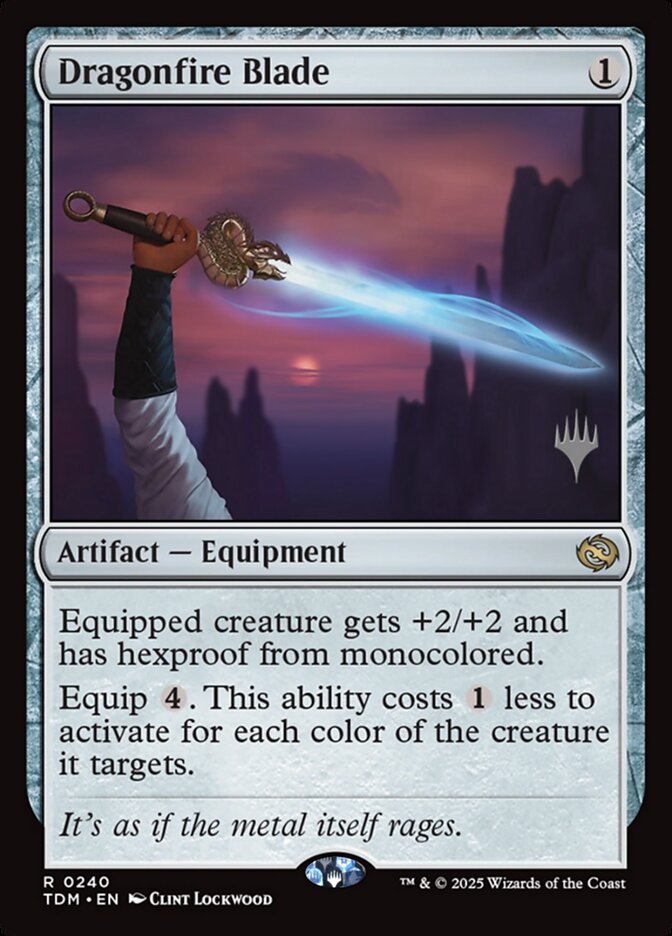 Dragonfire Blade, Tarkir: Dragonstorm Promos Card Art