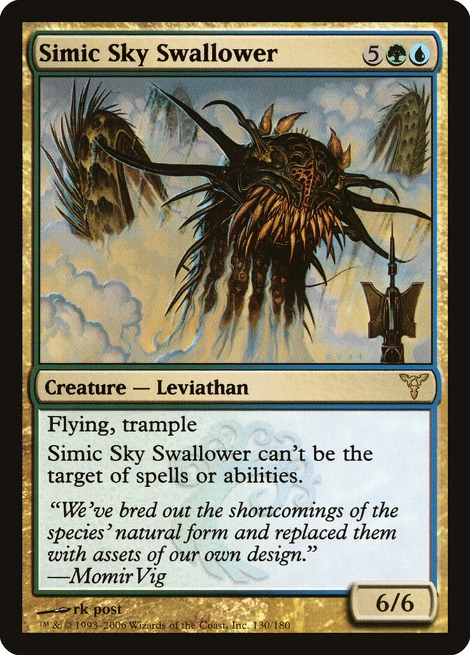 Simic Sky Swallower, Dissension Card Art