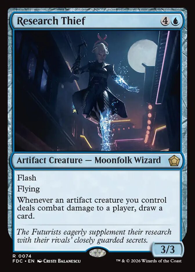 Research Thief, Foundations Commander Card Art