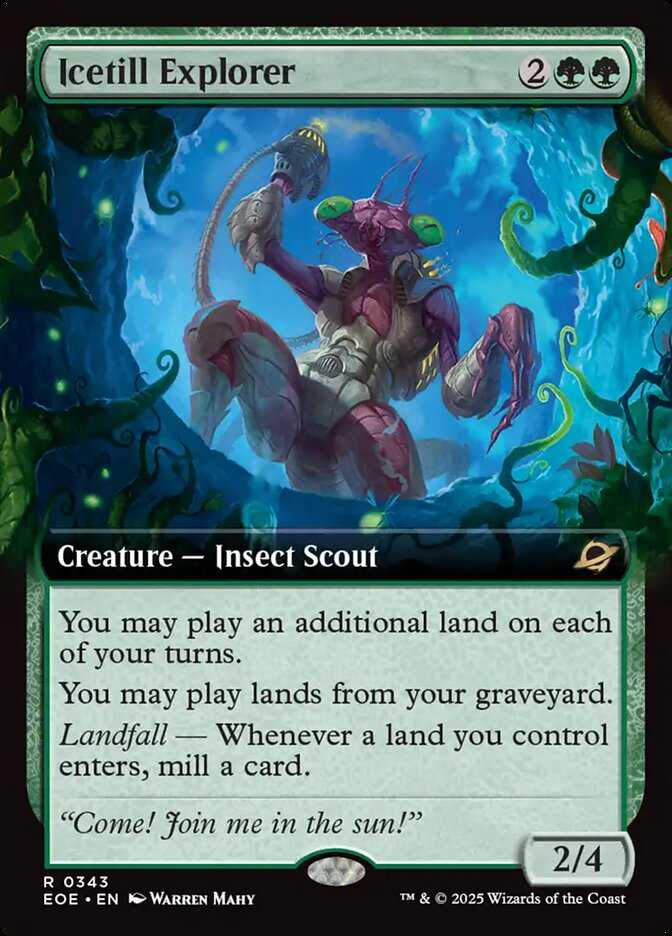 Icetill Explorer, Edge Of Eternities Card Art