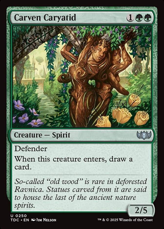 Carven Caryatid, Tarkir: Dragonstorm Commander Card Art