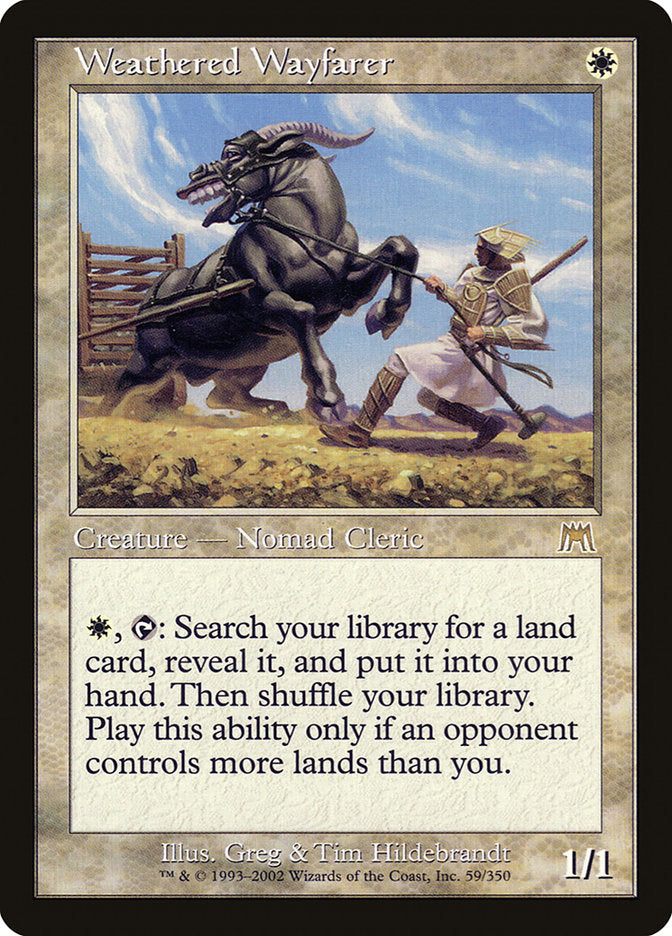 Weathered Wayfarer, Onslaught Card Art
