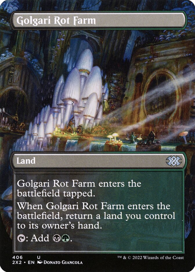Golgari Rot Farm, Double Masters 2022 Card Art