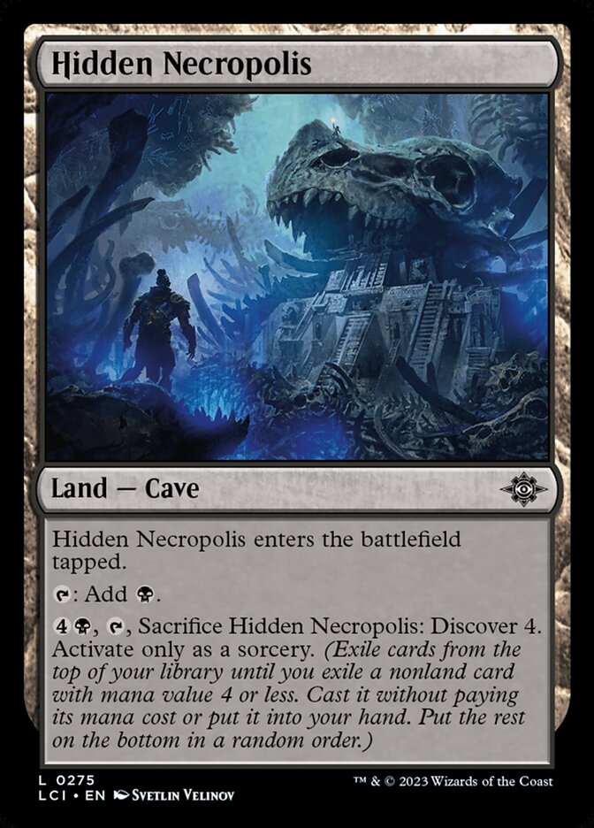 Hidden Necropolis, The lost caverns of ixalan Card Art