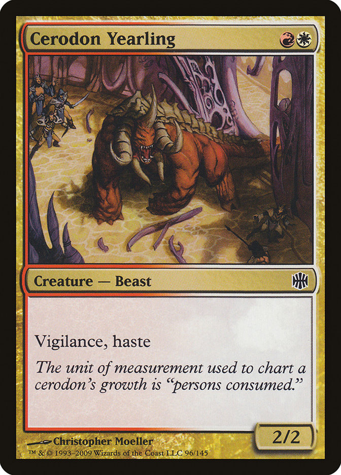 Cerodon Yearling, Alara Reborn Card Art