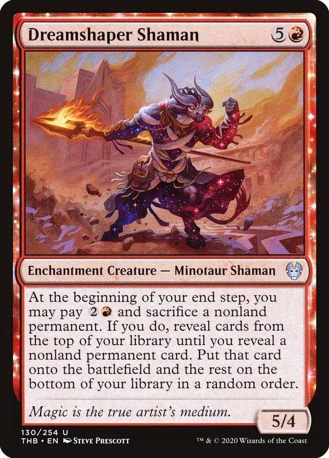 Dreamshaper Shaman, Theros beyond death Card Art