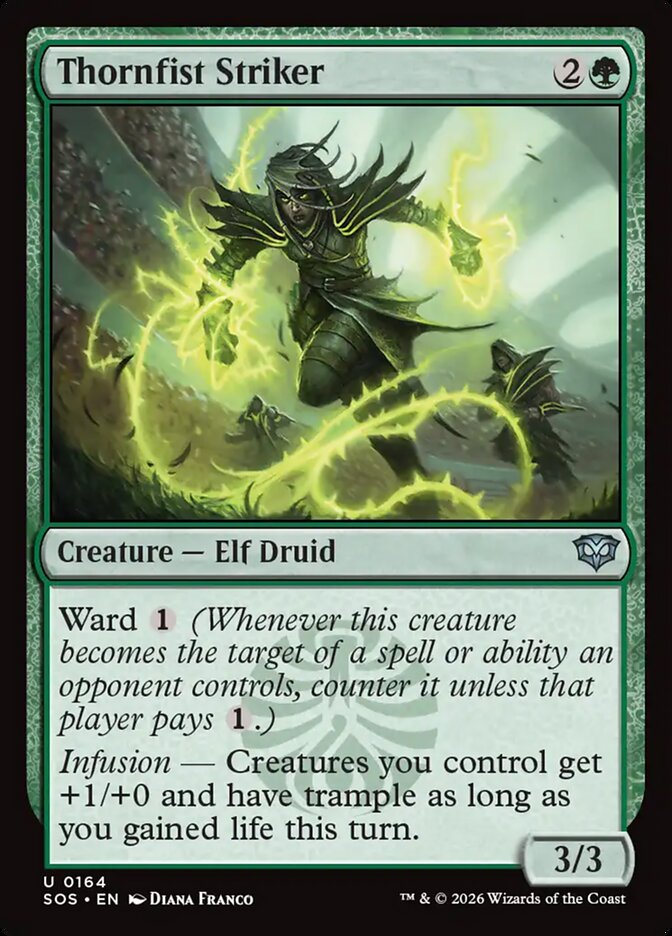 Thornfist Striker, Secrets Of Strixhaven Card Art