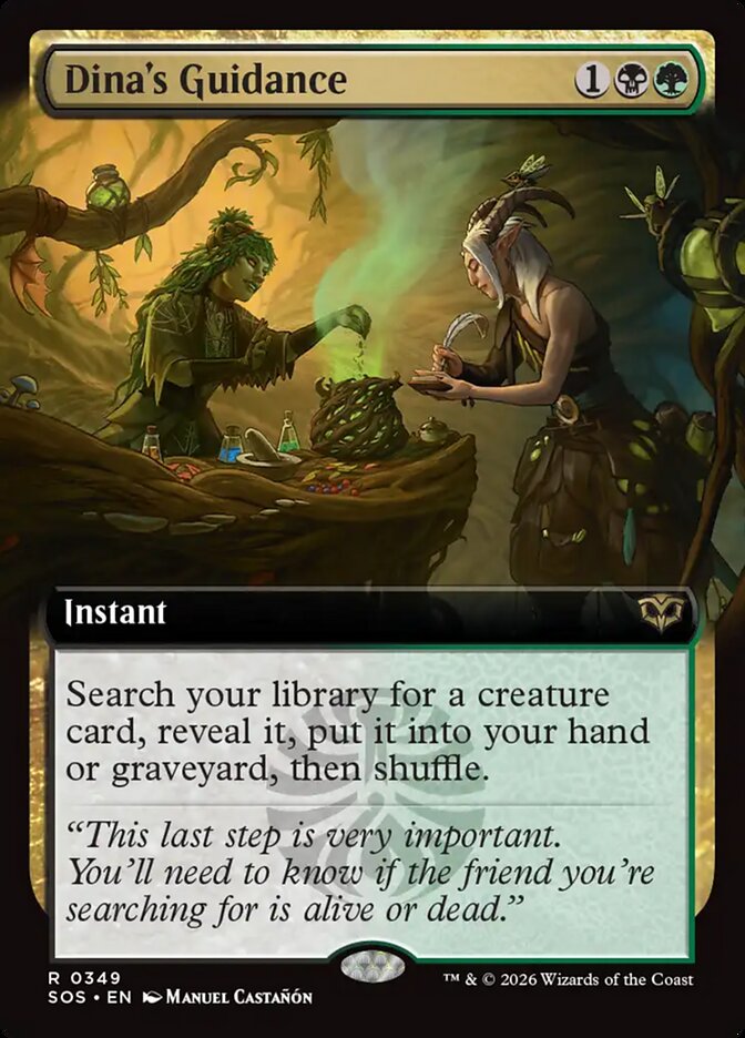 Dina's Guidance, Secrets Of Strixhaven Card Art