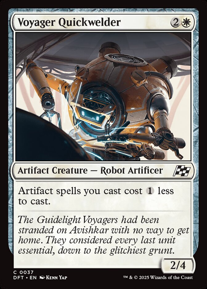 Voyager Quickwelder, Aetherdrift Card Art