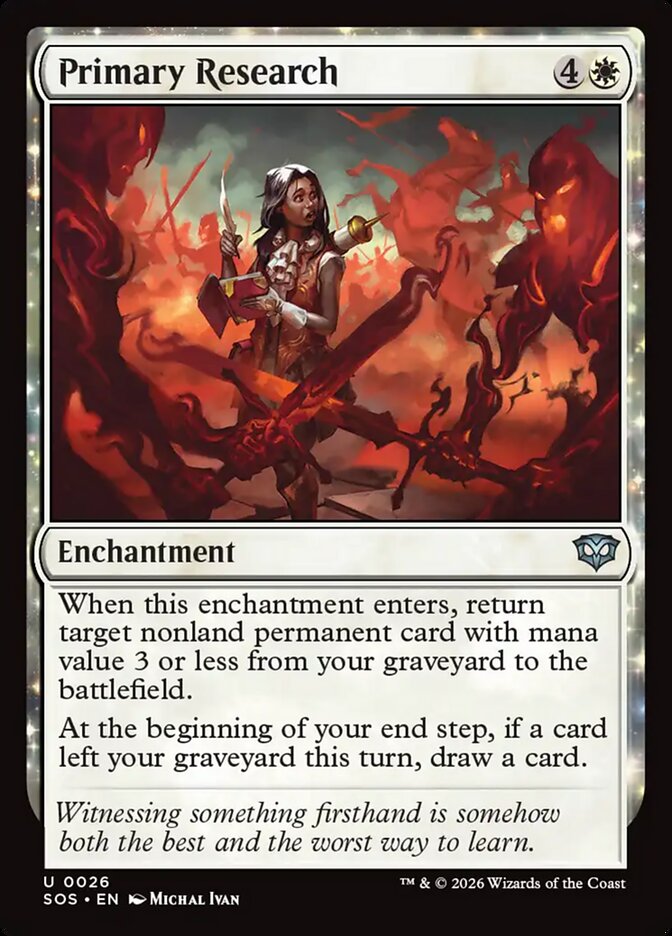 Primary Research, Secrets Of Strixhaven Card Art