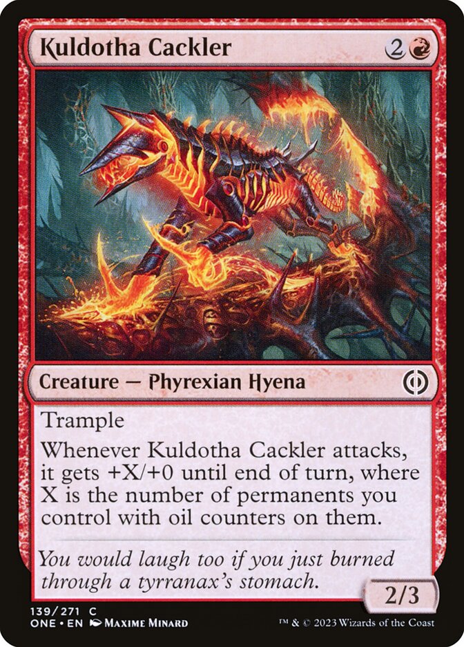 Kuldotha Cackler, Phyrexia: All Will Be One Card Art