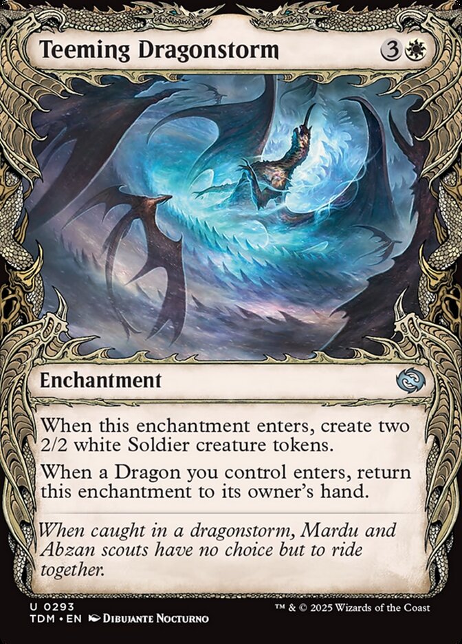 Teeming Dragonstorm, Tarkir: dragonstorm Card Art