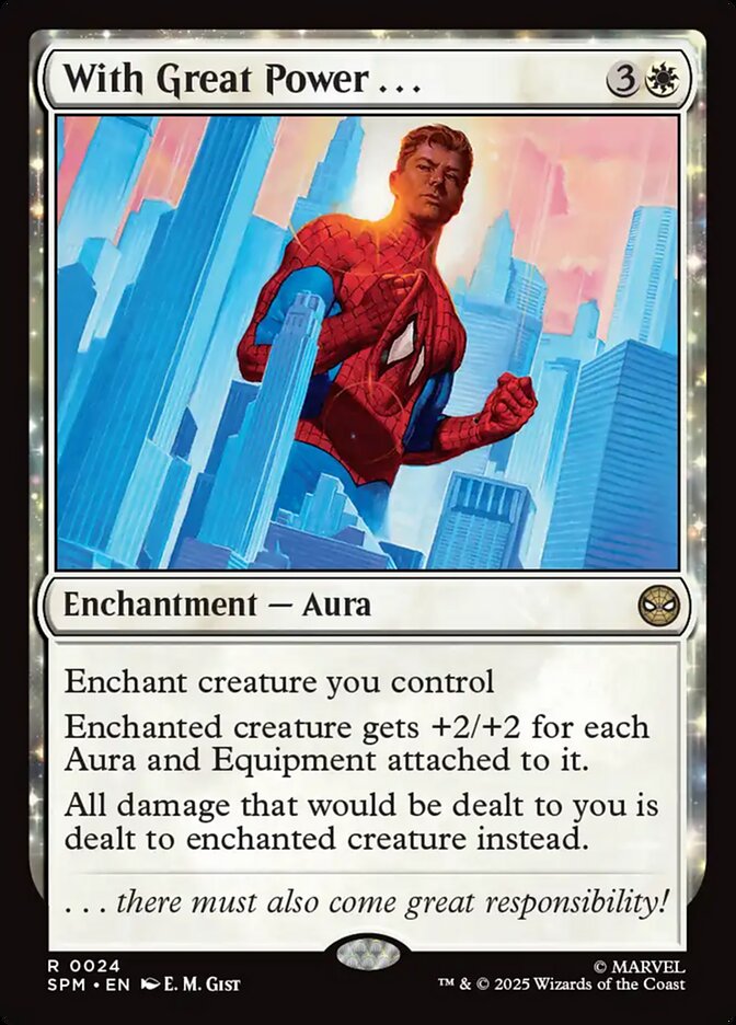 With Great Power..., Marvel'S Spider-Man Card Art