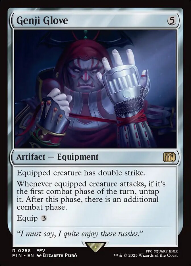 Genji Glove, Final fantasy Card Art