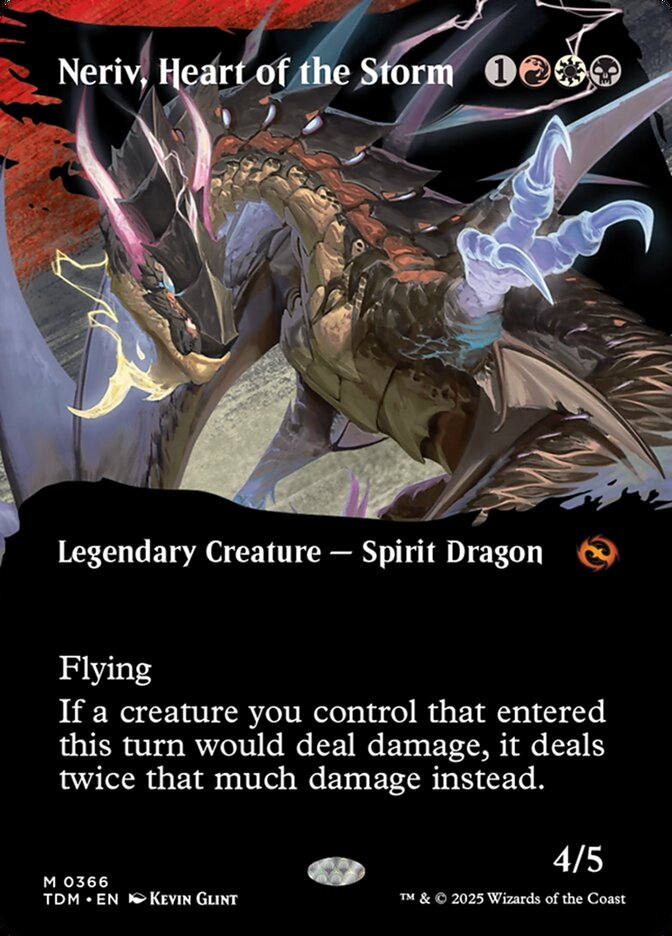 Neriv, Heart of the Storm, Tarkir: dragonstorm Card Art