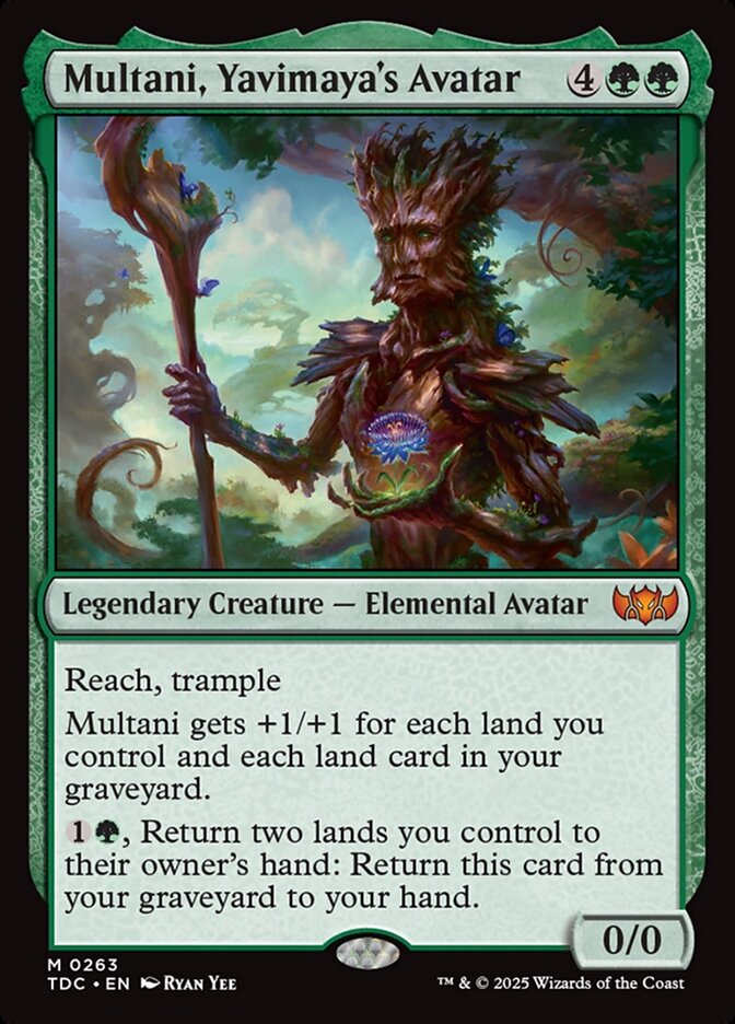 Multani, Yavimaya's Avatar, Tarkir: Dragonstorm Commander Card Art