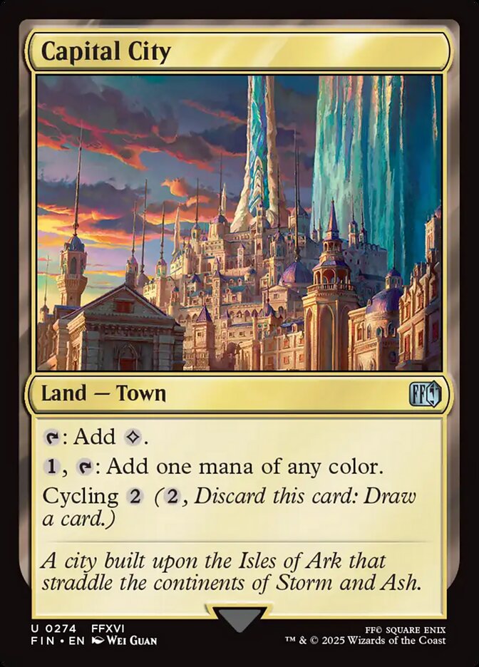 Capital City, Final Fantasy Card Art