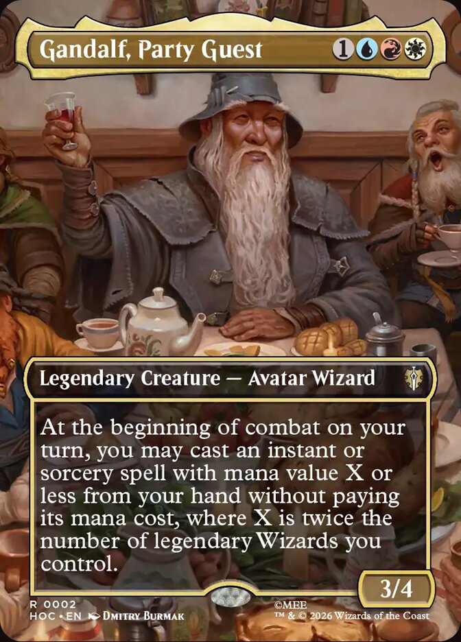 Gandalf, Party Guest, The Hobbit Eternal Card Art