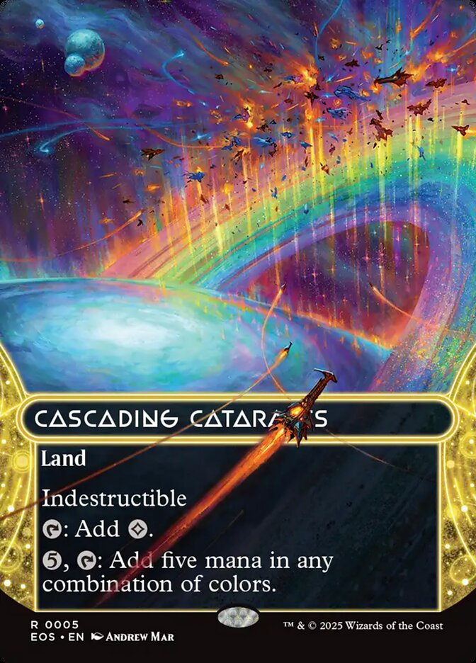 Cascading Cataracts, Edge Of Eternities: Stellar Sights Card Art