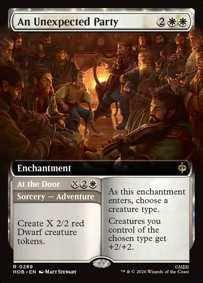 An Unexpected Party // At the Door, The Hobbit Card Art
