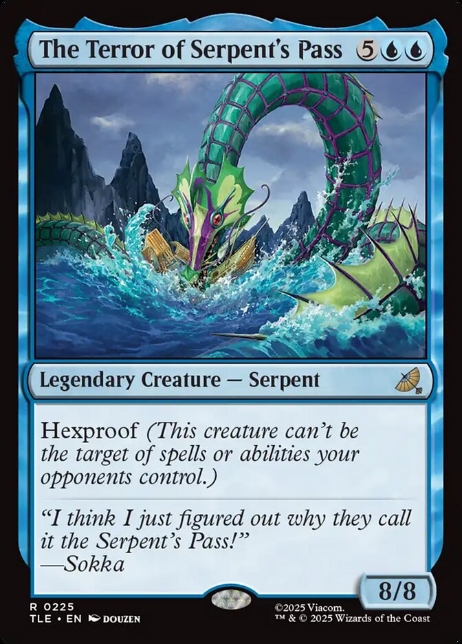 The Terror of Serpent's Pass, Avatar: The Last Airbender Eternal Card Art