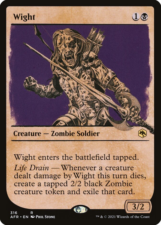 Wight, Adventures In The Forgotten Realms Card Art