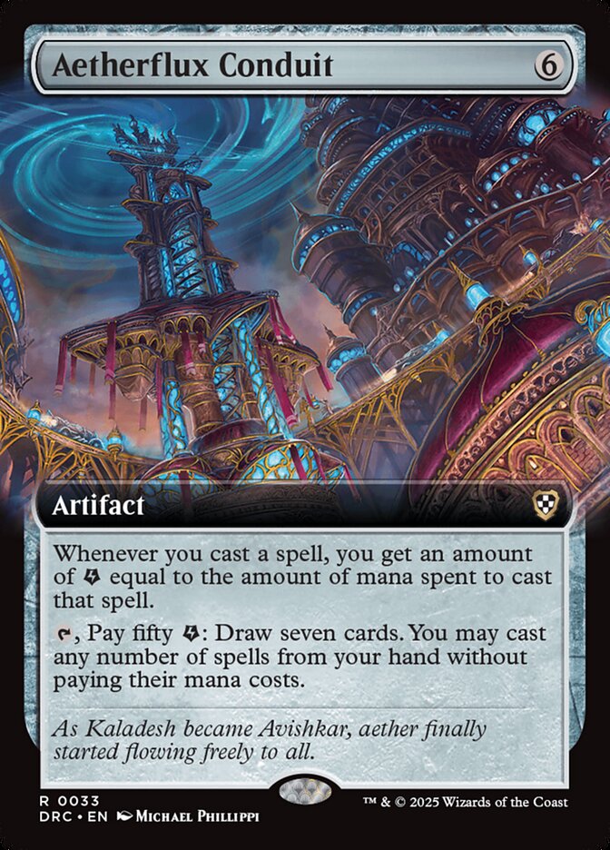 Aetherflux Conduit, Aetherdrift Commander Card Art