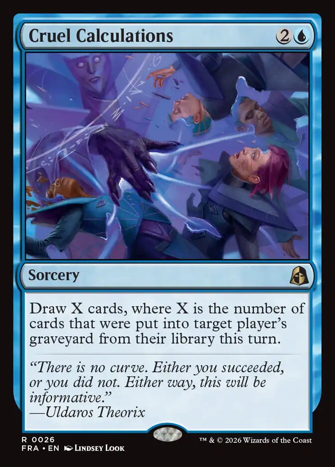 Cruel Calculations, Reality Fracture Card Art