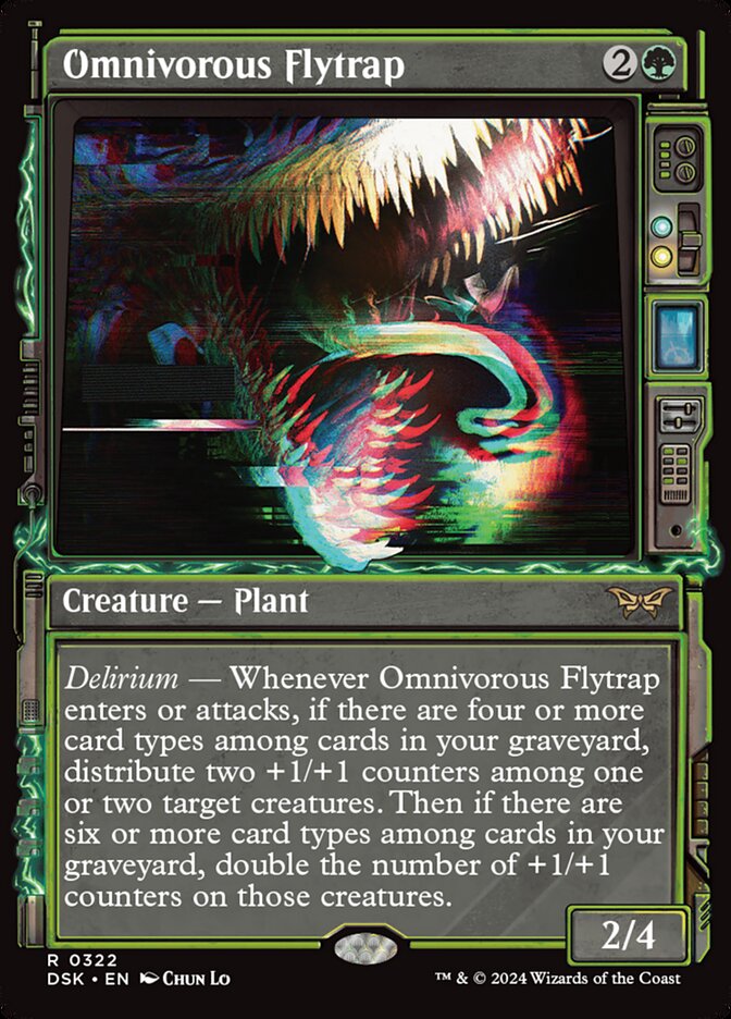 Omnivorous Flytrap, Duskmourn: house of horror Card Art