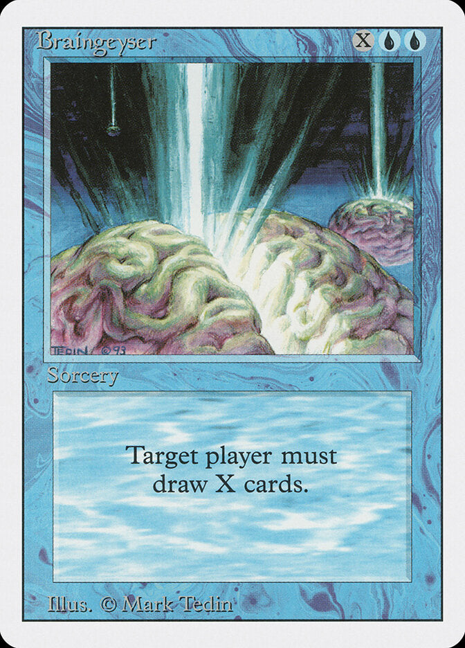 Braingeyser, Revised Edition Card Art