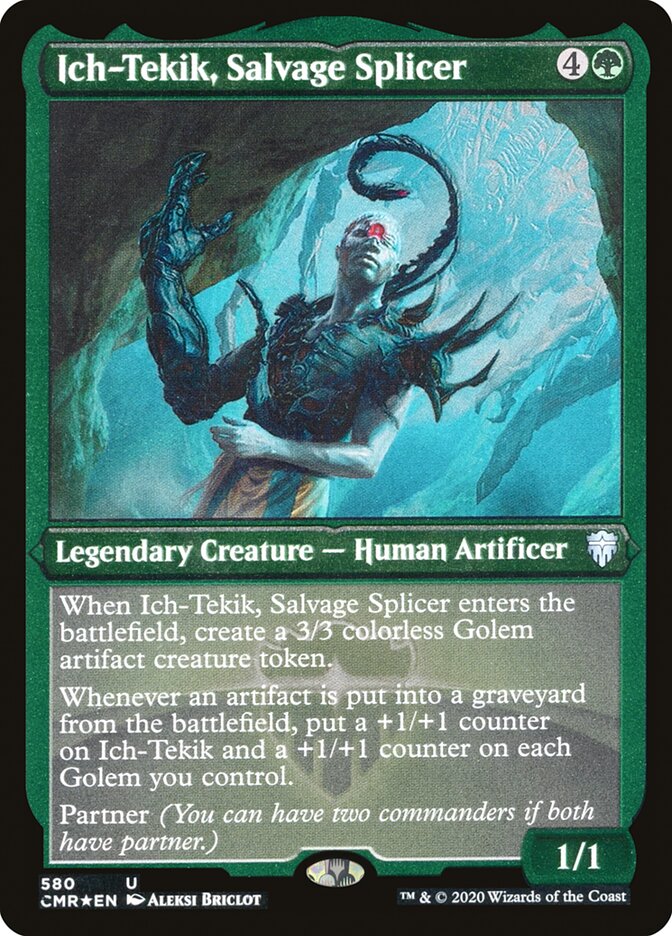 Ich-Tekik, Salvage Splicer, Commander legends Card Art