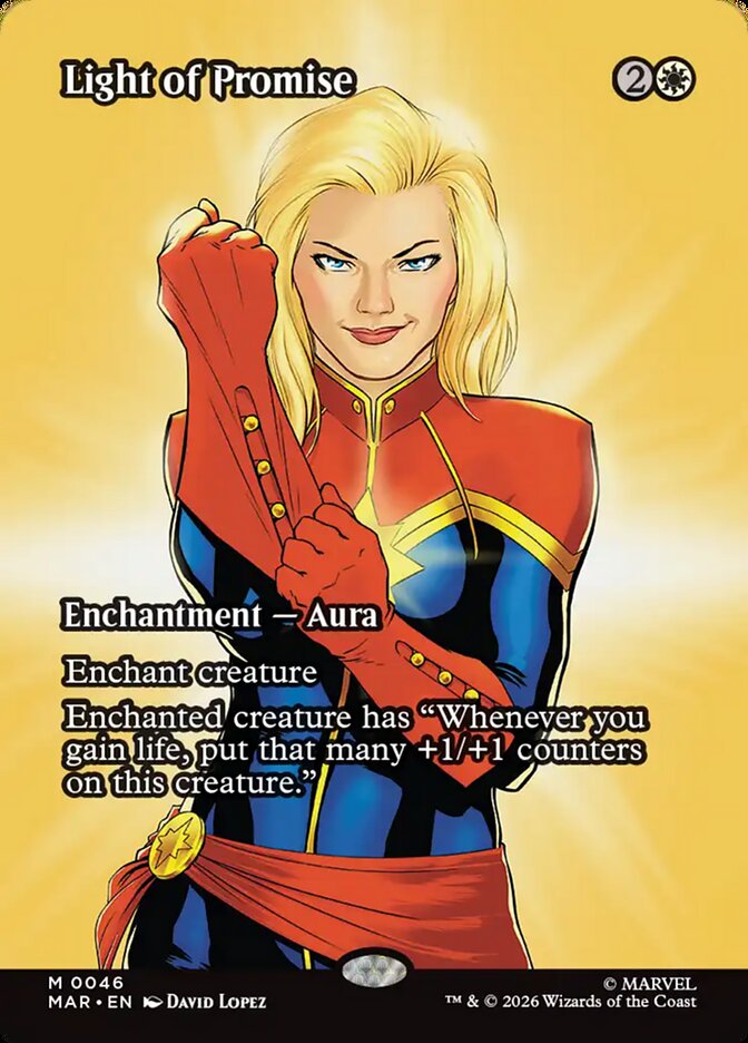 Light of Promise, Marvel Universe Card Art