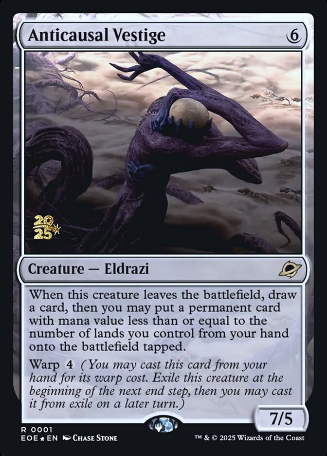 Anticausal Vestige, Edge Of Eternities Promos Card Art