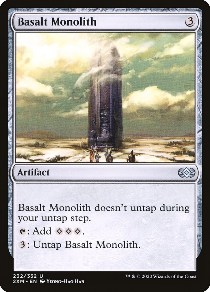 Basalt Monolith, Double masters Card Art