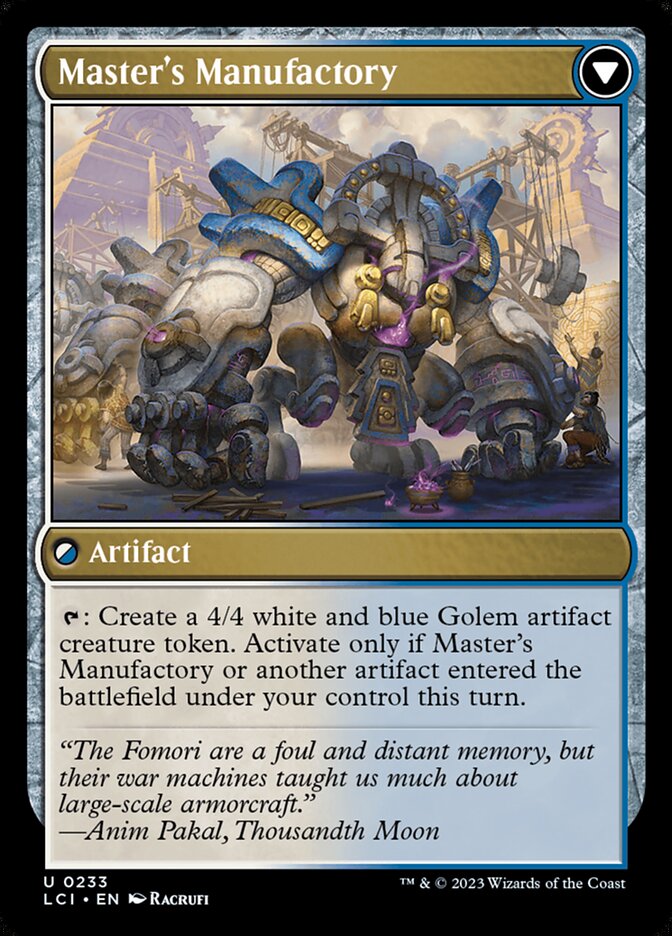 Master's Guide-Mural // Master's Manufactory, The lost caverns of ixalan Card Art