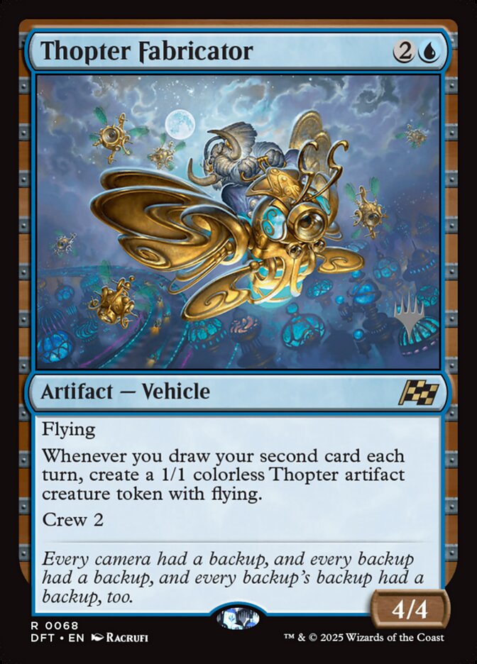 Thopter Fabricator, Aetherdrift Promos Card Art