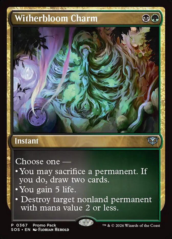 Witherbloom Charm, Secrets Of Strixhaven Card Art