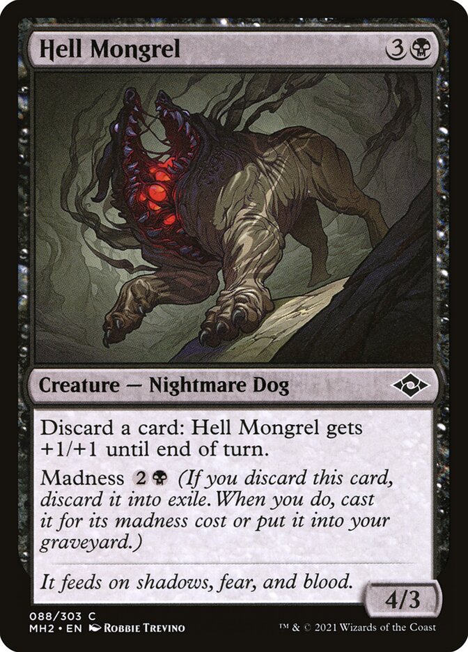 Hell Mongrel, Modern horizons 2 Card Art