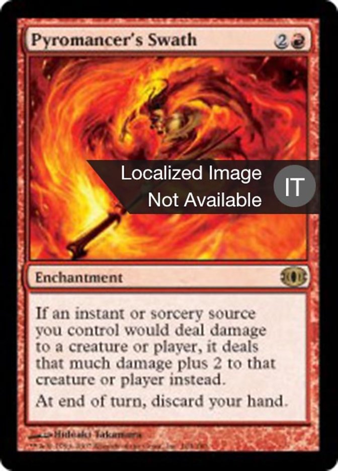Pyromancer's Swath, Future Sight Card Art