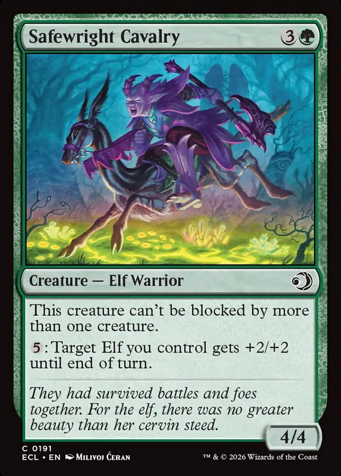 Safewright Cavalry, Lorwyn Eclipsed Card Art