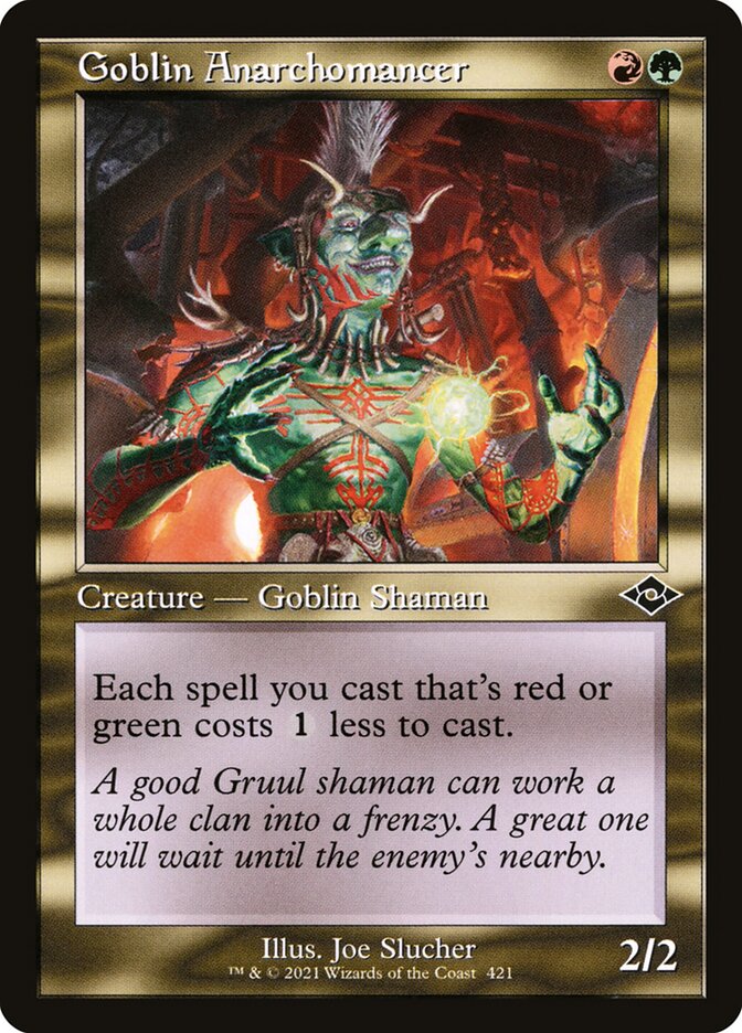 Goblin Anarchomancer, Modern horizons 2 Card Art