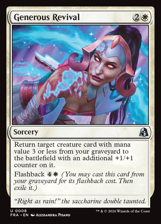 Generous Revival, Reality Fracture Card Art