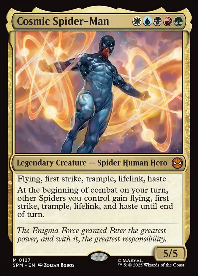 Cosmic Spider-Man, Marvel'S Spider-Man Card Art