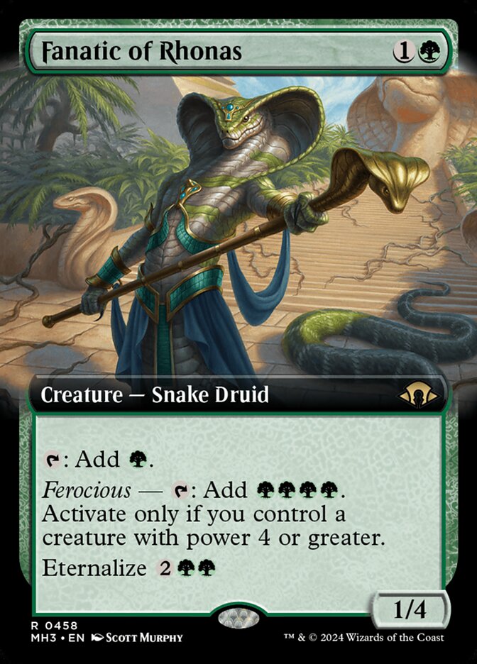 Fanatic of Rhonas, Modern Horizons 3 Card Art