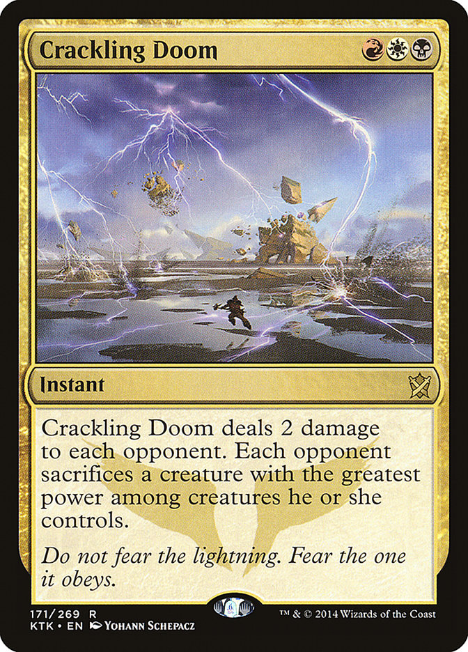 Crackling Doom - Foil