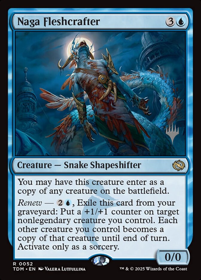 Naga Fleshcrafter, Tarkir: dragonstorm promos Card Art
