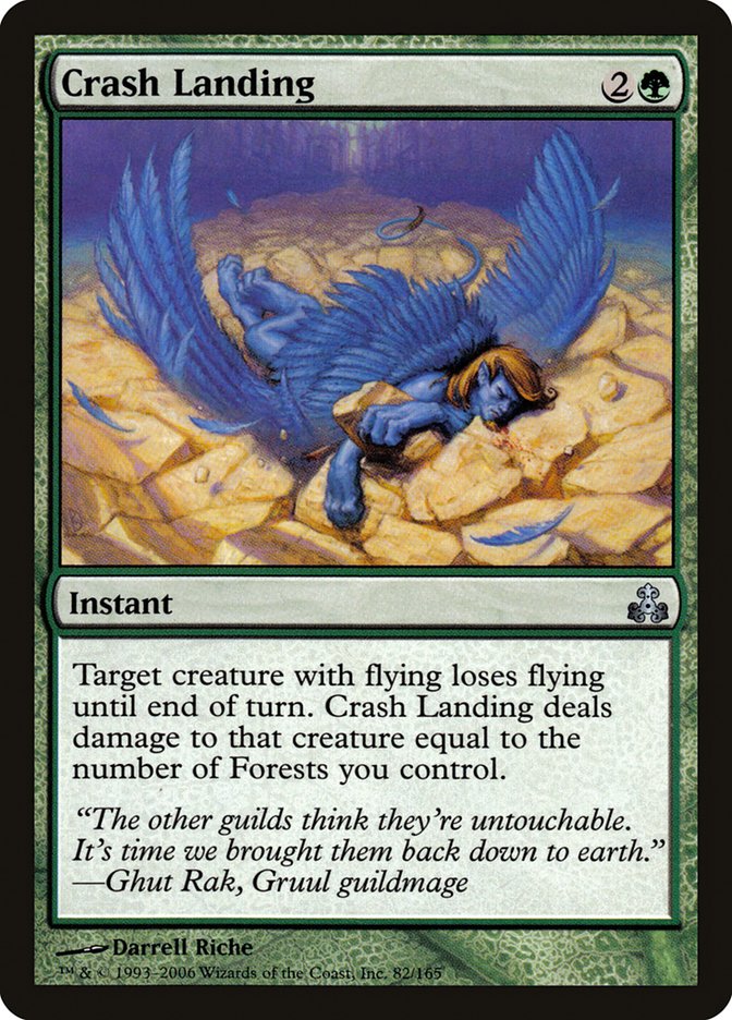 Crash Landing, Guildpact Card Art