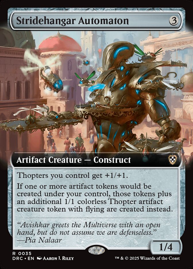 Stridehangar Automaton, Aetherdrift commander Card Art